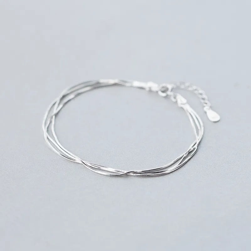 Maren | Elegantes Armband aus Silber